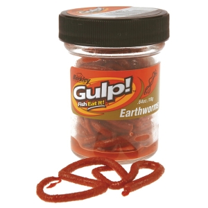 Berkley GULP! EarthWorms 10cm Piros