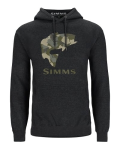 Simms Bass Fill Hoody Charcoal Heather S melegítőfelső