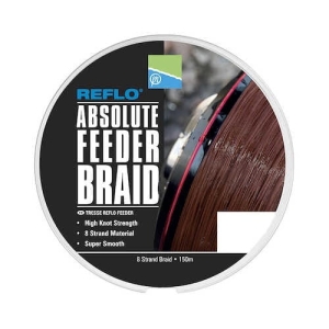 Preston Reflo AbsoluteFeeder fonott zsinór 0.10mm 150m
