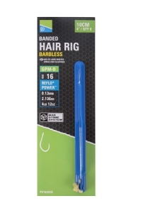Preston Gpm-B Banded Hair Rigs 10cm #16