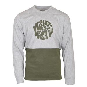 Vision Sweatshirt, mivel hosszú ujjú Szürke/oliva M
