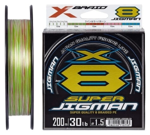 YGK X-Braid Super Jigman X8 200m#0.6/0.128mm 6.3kg