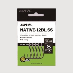 BKK Native-12BL SS #2-es horog nélküli horgok, op 5db