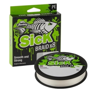 Berkley X8 Sick Braid 0.10mm 150m 7.5kg Fehér