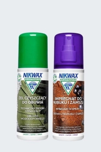 Nikwax Nubuck Spray-on készlet Lábbeli gél 125ml