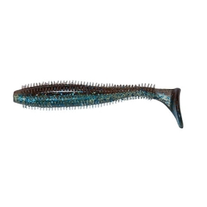 Fox Rage Spikey Shad, UV Blue Guts 9CM 1db