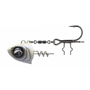 SG Monster függőleges fejek 150g 2/0 Pearl White