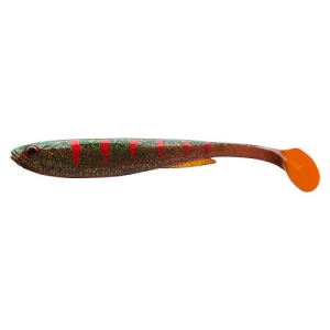 PX Slim Shad Y 13,5cm Motor oil Tiger 1db.