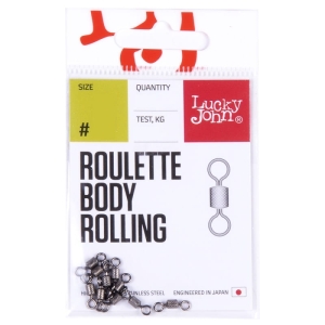 Lucky John Ribbed Swivel Strong #10 14kg 10db