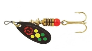 Mepps BLACK FURY fekete/Hot Fire Tiger 1/3,5g