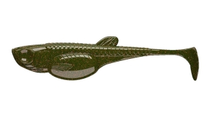 Libra Lures Embrion Shad 3" 032 motorolaj zöld 8s