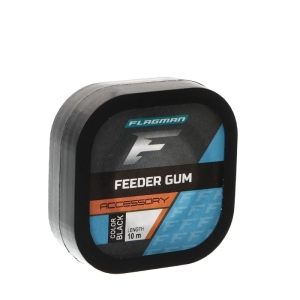 Lengéscsillapító Flagman Feeder gumi fekete 10m - 0.60mm