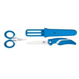 Kés 18099 és olló 1826 Cuda 3" 7.5cm TiN 3" készlet