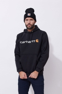 Carhartt Signature Logo Sweatshirt Fekete S