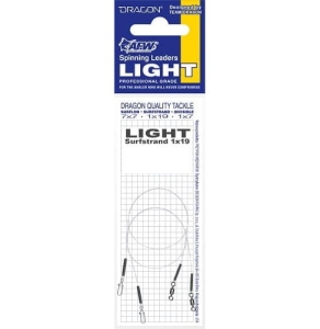 DRAGON 1x19 Surfstrand leader 3KG 20cm 2db 2db