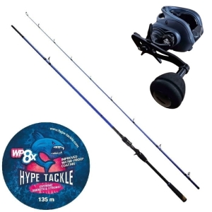 Hype Tackle H2 kit 2.51m Akár 110g 2cz C Multiplier Kraken T300 Hype Tackle WP8 kék 0.23mm, 18.5kg 135m