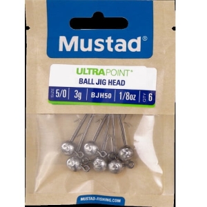 MUSTAD BallJig 6db jigfej. #4 3 g