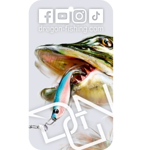 DRAGON Pike fehér vanília illat medál