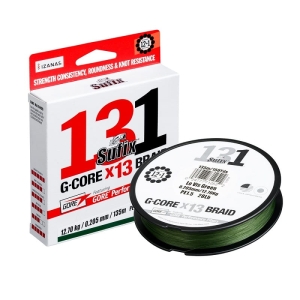 Sufix 131 G-Core 13x 0.128mm 6.8kg L-VGreen 120m