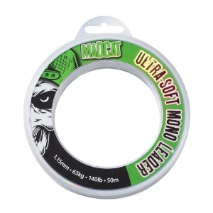 MADCAT 50m Ultra-Soft Mono Leader 1.15mm 65kg