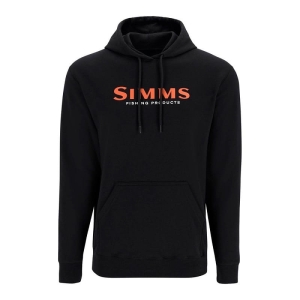 Simms Logo kapucnis fekete XXL