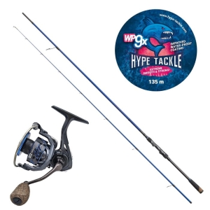 Spinn Hype Tackle H2 MF készlet 2,76 m 5-30 g + Hype Tackle H2 4000 + WP9 fehér fonat 0,14 mm