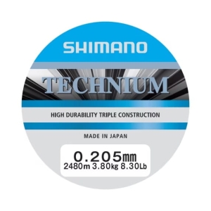 Shimano Technium Line 2480m 0,205mm 3,8kg Szürke