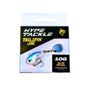 Hype Tackle Tail Spin Jig Blue Pearl 10g 1db