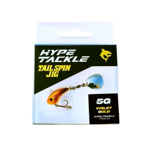 Hype Tackle Tail Spin Jig Violet Gold 5g 1db