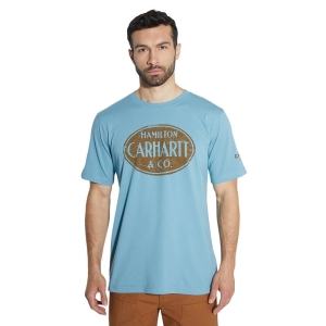 Carhartt Hamilton Graphic Summer Blue L póló