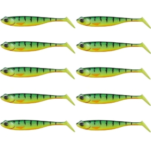 Nagyker gumiszett Dam Shadster Slim 6,5cm Firetiger 10 db