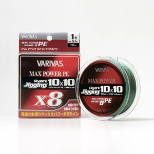 Plecionka Varivas Avani Jigging10x10 Max Power PE X8 0,8PE 200m