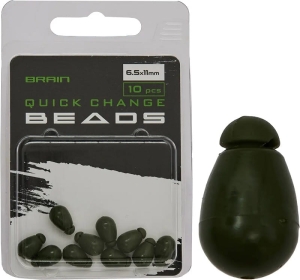 Brain Quick Change Beads L 6,5x11mm csatlakozó 10 db