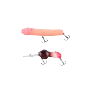 Kraken Qtong Jerk fehér Python szett 16cm 43g + Qtong Deep Brown Baller 8,5cm 27g