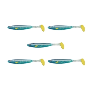 Gumi nagykereskedelmi készlet Berkley Sick Smash 17cm Yellowfin 5 db