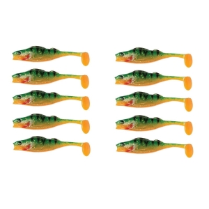 Nagykereskedelmi gumiszett Berkley Pulse Realistic Perch 7cm Firetiger 10db