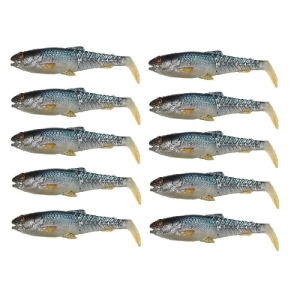 Nagykereskedelmi Gumi készlet 10 db SG Craft Cannibal PT 6,5 cm Roach