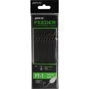 Przypony BKK Feeder Tournament FT-1 | Bayonet Rigs-Braid | 10cm | #12