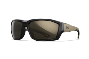 Okulary Wiley X Alpine Captivate Polarized Tungsten Mirror Matte Black Tan Frame