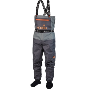 Spodniobuty Norfin Waders Pilot Stockingfoot Gray M