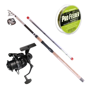 Kraken Black Pearl TELE FEEDER szett – Komplett feeder horgászfelszerelés