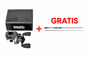 Promóciós Csomag: Hype Tackle H5 120LH Rigid Multiplikátor Orsó + SG4 Fast Game BC 7'3"/2.21M MF 30-80G/XH 2részes Casting Bot INGYEN