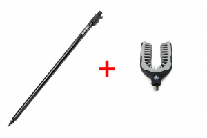 KRAKEN Black Pearl Bankstick Lefolyó / Bottartó (75-125cm) + KRAKEN Black Pearl Butt Rest Hátsó Bottartó Szett
