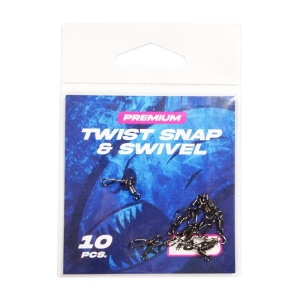 Hype Tackle Twist Snap swivel #8 S karabiner