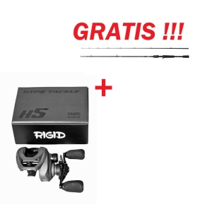 Hype Tackle H5 120LH RIGID multi-orsó 8.1:1 + AJÁNDÉK Abu Garcia EON 692ML 1,98 m 5-21 g Cast 2 részes horgászbot