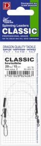 Dragon Invisible Fluorocarbon előke 25kg 20cm 2db.