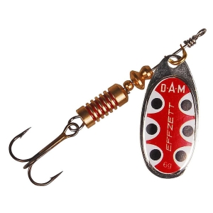 DAM Effzett Standard Spinner Silver Black Dot 3g Spinnerbait ezüst fekete pont