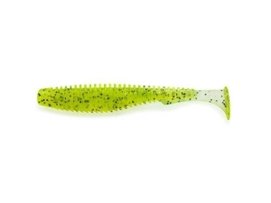 FishUP U-Shad 5cm #055 Chartreuse Black 10db