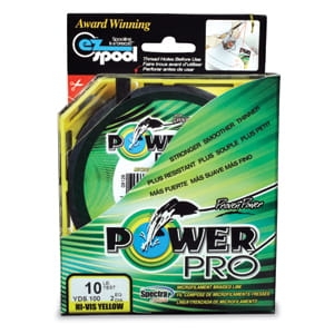 Power Pro 0.13mm fonott 135m 8kg Hi-Vis sárga