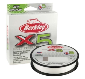 Berkley X5 Braid Crystal 0.12mm 12.1kg 150m Berkley X5 Braid Crystal 0.12mm 12.1kg 150m